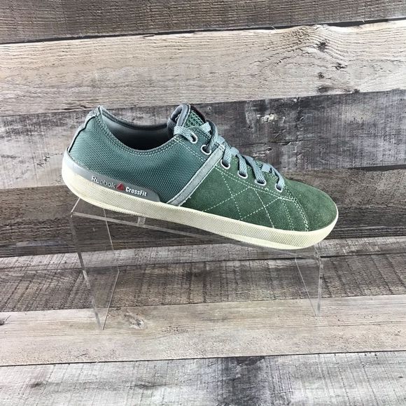 Reebok Other - Reebok CrossFit Men’s Low Top Green Suede Seafoam Sneakers Size 8